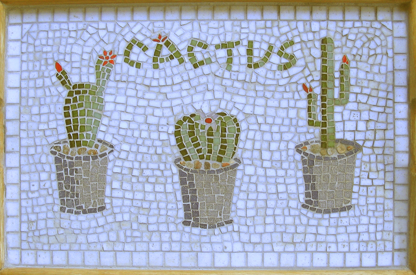 Mosaïque  cactus