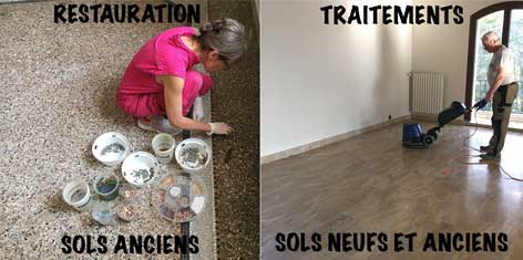 Restauration sols anciens Traitement sols neufs et anciens